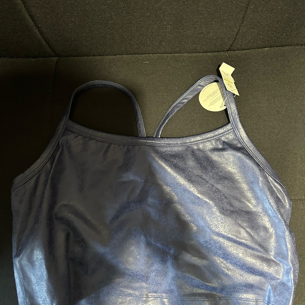 Shimmering Blue Tank Top